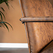 Industrial Arm Chair Hailey Cognac Eco-Leather Industrial Arm Chair Hailey Cognac Eco-Leather