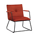 Industrial Arm Chair Hailey Copper Velvet Industrial Arm Chair Hailey Copper Velvet