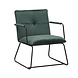 Industrial Arm Chair Hailey Green Velvet Industrial Arm Chair Hailey Green Velvet