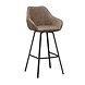 Industrial Bar Stool Elise Green Eco-Leather Industrial Bar Stool Elise Green Eco-Leather