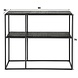 Hall Table Teca Black Hall Table Teca Black