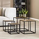 Industrial Coffee table (set of 4) Iron Metallic Industrial Coffee table (set of 4) Iron Metallic