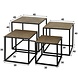 Industrial Coffee table (set of 4) Iron Metallic Industrial Coffee table (set of 4) Iron Metallic