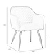 Velvet dining chair Fiona Black Velvet dining chair Fiona Black