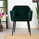 Velvet dining chair Fiona Green Velvet dining chair Fiona Green