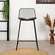 Modern Bar Stool Jenny Black Modern Bar Stool Jenny Black