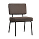 Scandinavian Dining Chair Espen Anthracite Eco-Leather Scandinavian Dining Chair Espen Anthracite Eco-Leather
