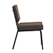 Scandinavian Dining Chair Espen Anthracite Eco-Leather Scandinavian Dining Chair Espen Anthracite Eco-Leather