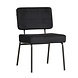 Scandinavian Dining Chair Espen Black Velvet Scandinavian Dining Chair Espen Black Velvet