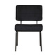 Scandinavian Dining Chair Espen Black Velvet Scandinavian Dining Chair Espen Black Velvet