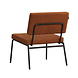 Scandinavian Armchair Espen Cognac Eco-Leather Scandinavian Armchair Espen Cognac Eco-Leather
