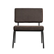 Scandinavian Armchair Espen Anthracite Eco-Leather Scandinavian Armchair Espen Anthracite Eco-Leather
