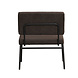 Scandinavian Armchair Espen Anthracite Eco-Leather Scandinavian Armchair Espen Anthracite Eco-Leather