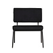 Scandinavian Armchair Espen Black Velvet Scandinavian Armchair Espen Black Velvet