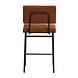 Scandinavian Bar Stool Espen Cognac Eco-Leather Scandinavian Bar Stool Espen Cognac Eco-Leather