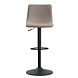 Scandinavian Bar Stool Eva Taupe Rotatable Scandinavian Bar Stool Eva Taupe Rotatable
