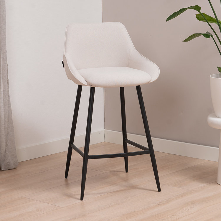 Scandinavian Bar Stool Lova Beige Furnwise