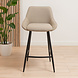 Scandinavian Bar Stool Lova Taupe Scandinavian Bar Stool Lova Taupe
