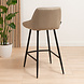 Scandinavian Bar Stool Lova Taupe Scandinavian Bar Stool Lova Taupe