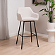 Scandinavian Bar Stool Andor Beige Scandinavian Bar Stool Andor Beige