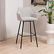 Scandinavian Bar Stool Andor Grey Scandinavian Bar Stool Andor Grey