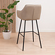 Scandinavian Bar Stool Andor Taupe Scandinavian Bar Stool Andor Taupe