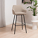 Scandinavian Bar Stool Andor Taupe Scandinavian Bar Stool Andor Taupe