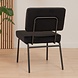 Scandinavian Dining Chair Espen Black Velvet Scandinavian Dining Chair Espen Black Velvet
