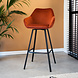 Velvet Barstool Elise Rotatable Copper Velvet Barstool Elise Rotatable Copper
