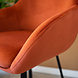 Velvet Barstool Elise Rotatable Copper Velvet Barstool Elise Rotatable Copper