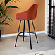 Velvet Barstool Elise Rotatable Copper Velvet Barstool Elise Rotatable Copper
