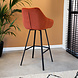 Velvet Barstool Elise Rotatable Copper Velvet Barstool Elise Rotatable Copper