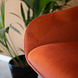 Velvet Barstool Elise Rotatable Copper Velvet Barstool Elise Rotatable Copper