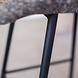 Industrial Bar Stool Beau Chenille Dark Grey Industrial Bar Stool Beau Chenille Dark Grey