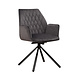 Velvet Dining Chair Novan Anthracite Velvet Dining Chair Novan Anthracite