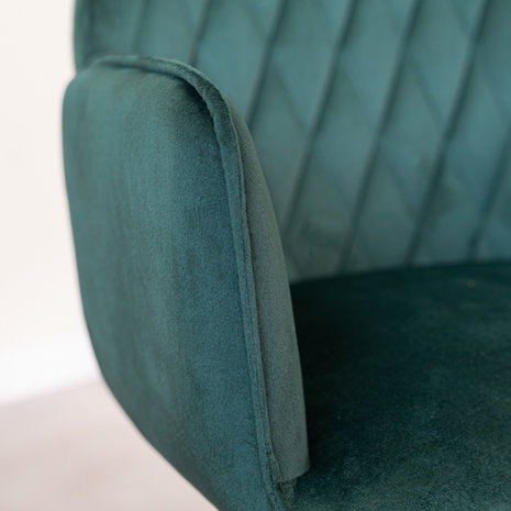 Green velvet outlet chair target
