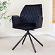 Velvet Dining Chair Novan Black Velvet Dining Chair Novan Black