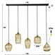 Industrial Ceiling Light Stripe Glass Mix Industrial Ceiling Light Stripe Glass Mix
