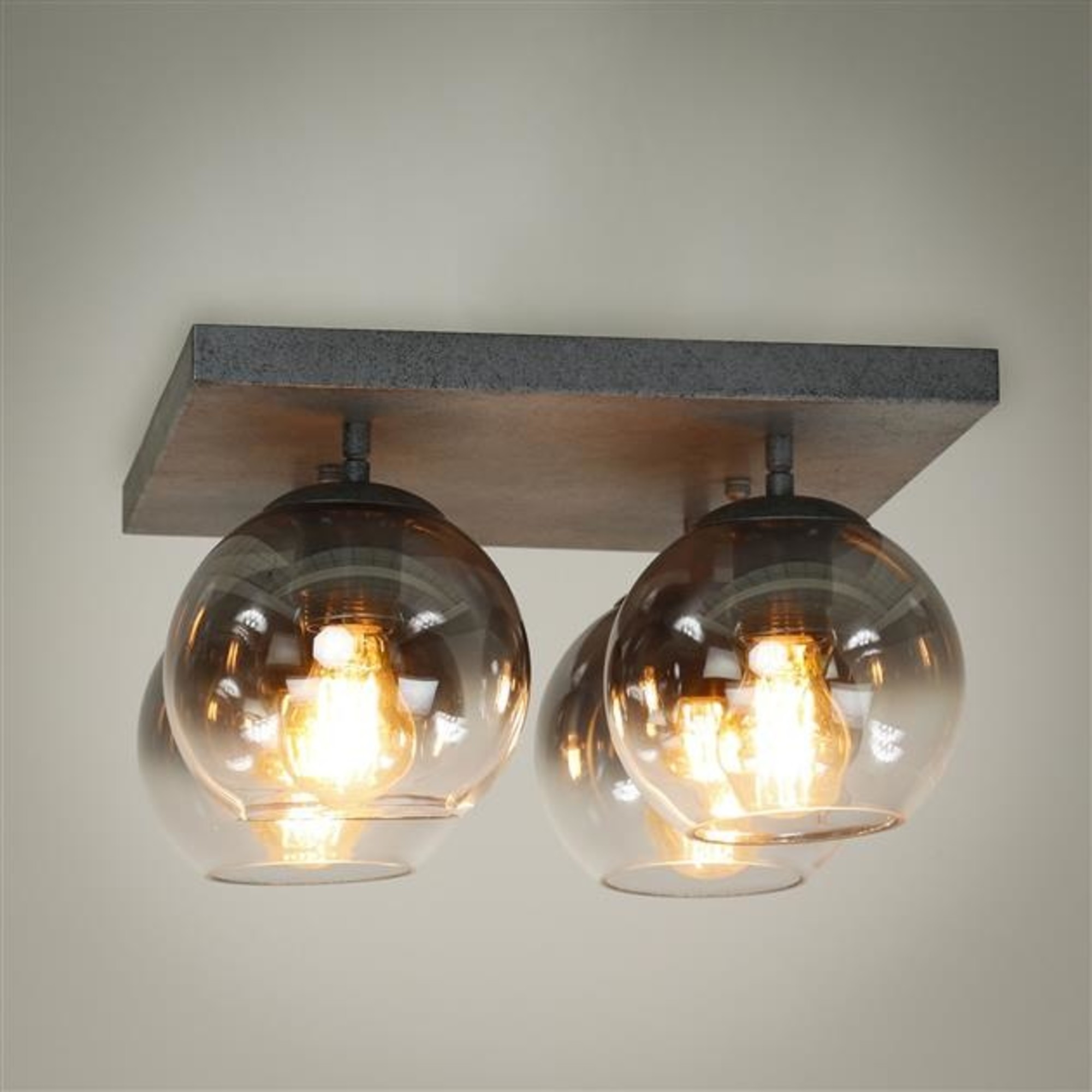Industrial Ceiling Light Shaded 4L Furnwise