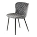 Velvet Dining Chair Bend Grey Velvet Dining Chair Bend Grey