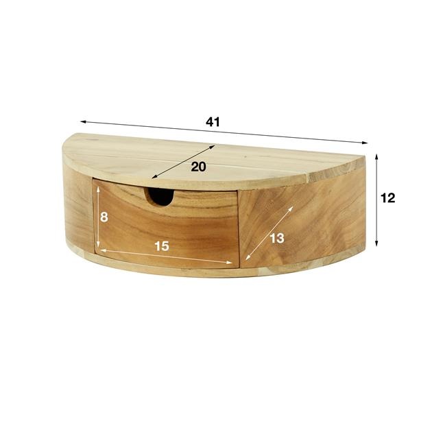 Bedside Table Curve Furnwise