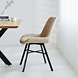 Dining Chair Jada Chenille Champagne Dining Chair Jada Chenille Champagne