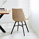Dining Chair Jada Chenille Champagne Dining Chair Jada Chenille Champagne