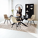 Dining Chair Jada Chenille Champagne Dining Chair Jada Chenille Champagne