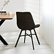 Dining Chair Jada Chenille Black Dining Chair Jada Chenille Black