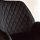 Velvet Bar Stool Novan Black Velvet Bar Stool Novan Black