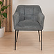 Scandinavian Dining Chair Jens Anthracite Scandinavian Dining Chair Jens Anthracite