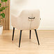 Scandinavian Dining Chair Lars Beige Scandinavian Dining Chair Lars Beige