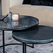 Coffee Table Mia Marble set of 2 Black Coffee Table Mia Marble set of 2 Black