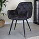 Velvet Dining Chair Audrey Anthracite Velvet Dining Chair Audrey Anthracite